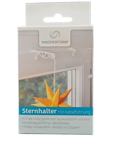 Sternhalter mit kabelführung - sternhalter,